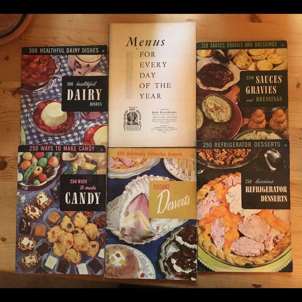 Vintage Culinary Arts Institute Cookbooks 1953-55